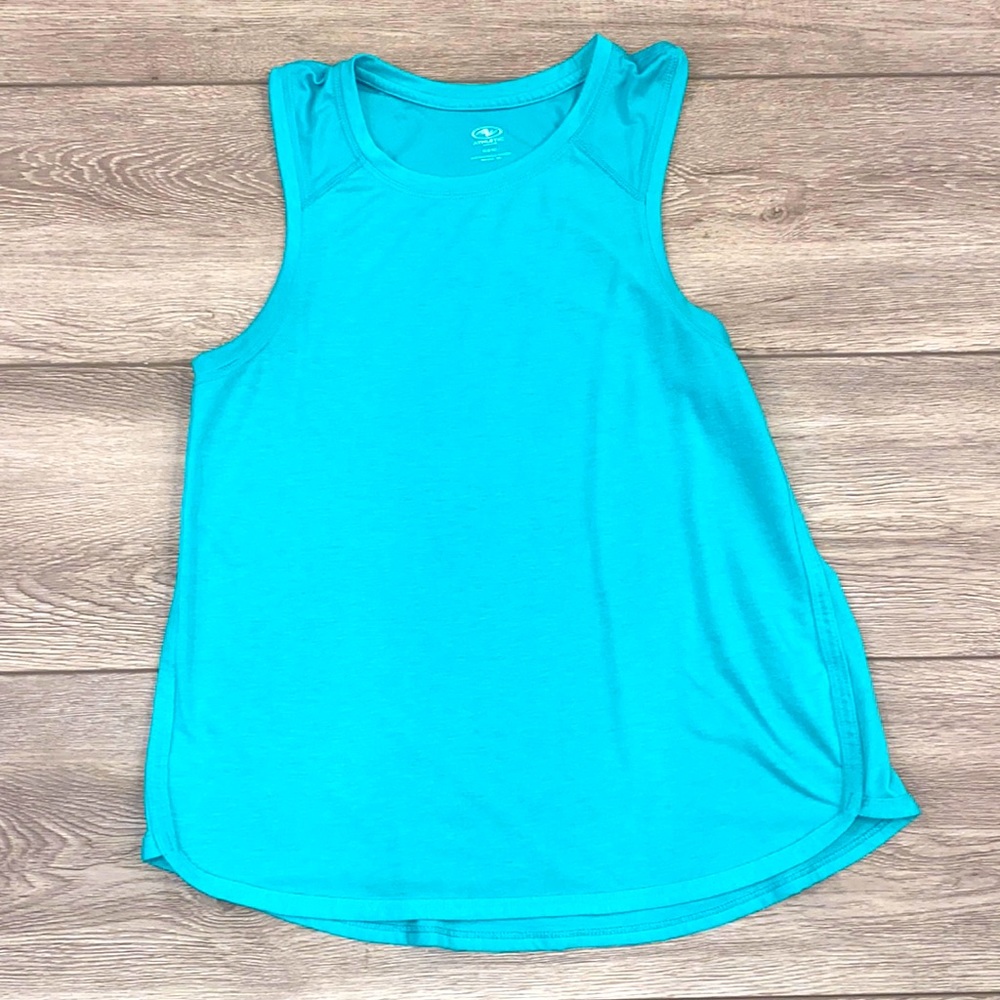ATHLETIC WORKS TEAL TANK SIZE MEDIUM 8-10